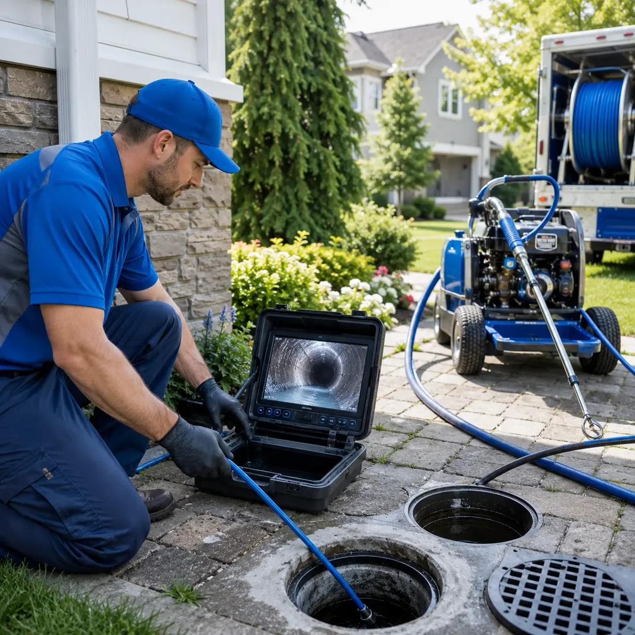 Outdoor drain cleaning professionals serving Sugarloaf, PA